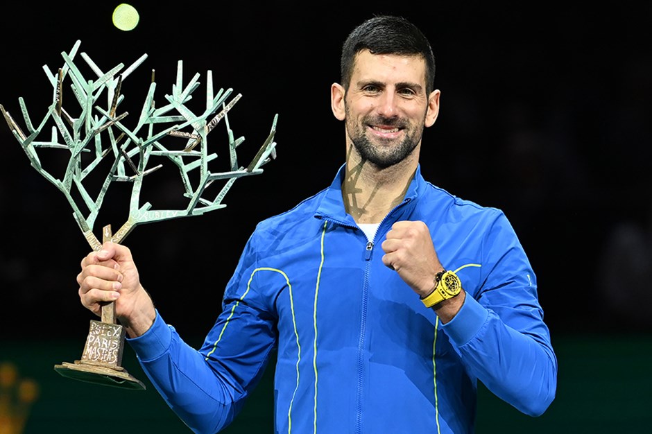Novak Djokovic, Paris Masters'ta şampiyon oldu