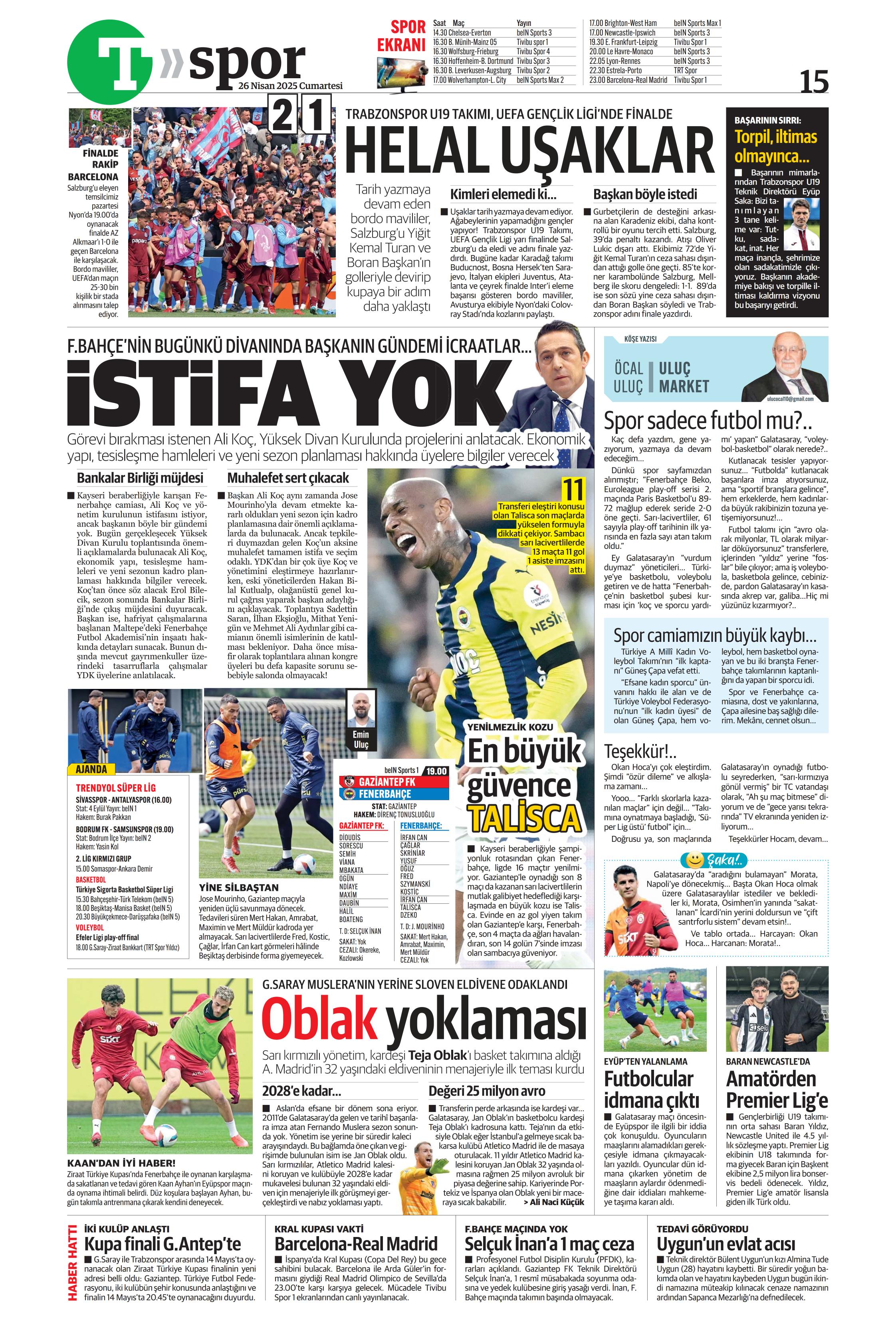 "Vlahovic'le ilk temas" | Sporun manşetleri  - 41. Foto