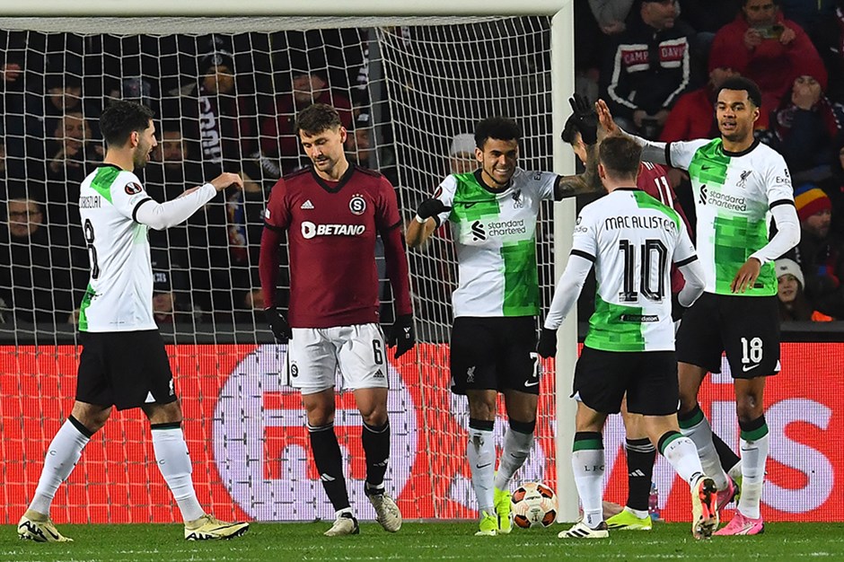 6 golün atıldığı maçta Liverpool, Sparta Prag'ı farklı geçti