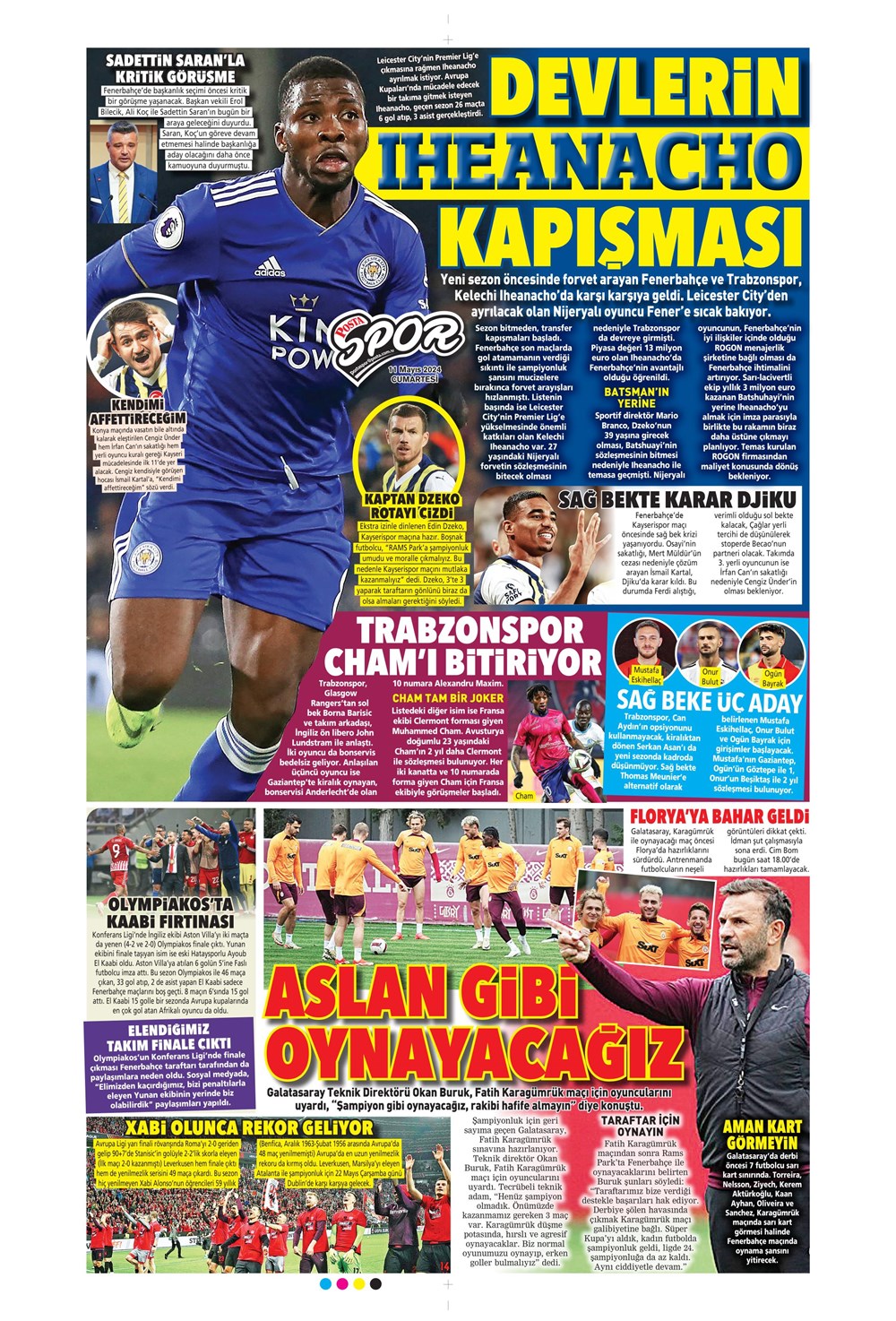 "Fener'de Mourinho sesleri" | Sporun manşetleri (11 Mayıs 2024)  - 24. Foto