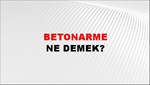 Betonarme 