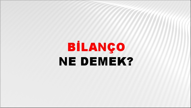 Bilanço 