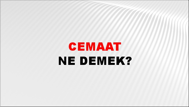 Cemaat 