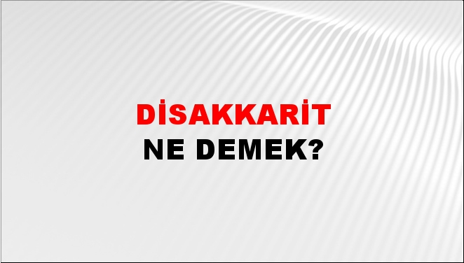 Disakkarit 