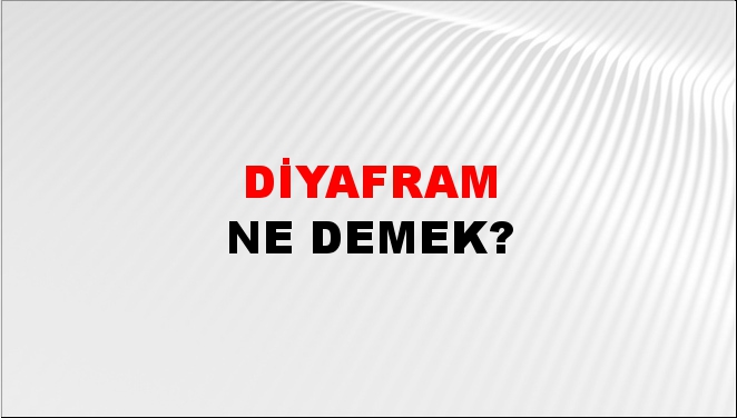 Diyafram 