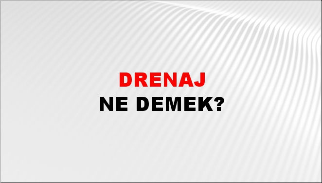 Drenaj 