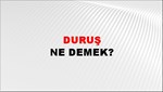 Duruş 