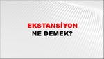 Ekstansiyon 