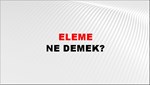 Eleme 