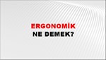 Ergonomik 