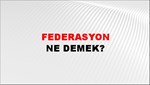 Federasyon 