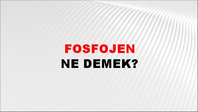 Fosfojen 