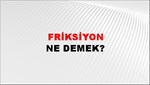 Friksiyon 