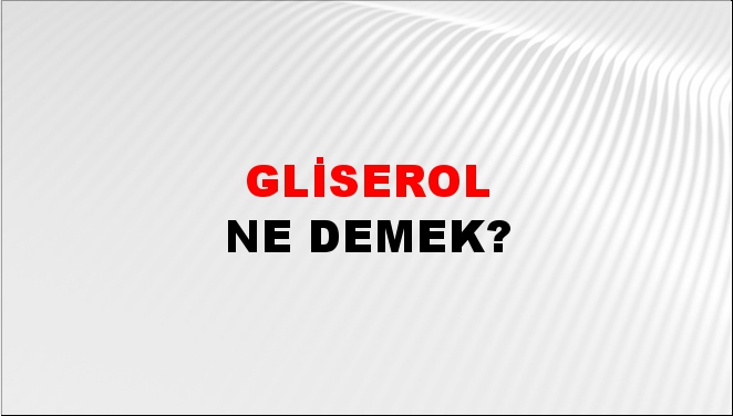 Gliserol 