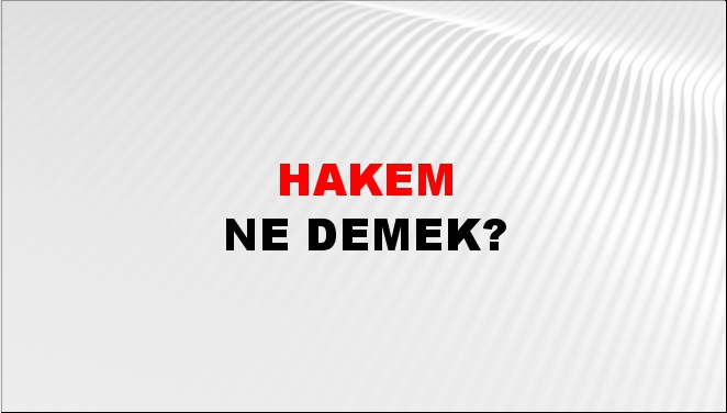 Hakem 