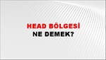 Head Bölgesi 