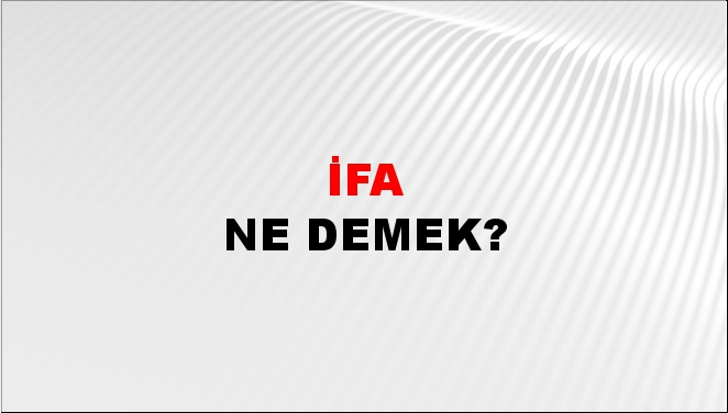 İfa 