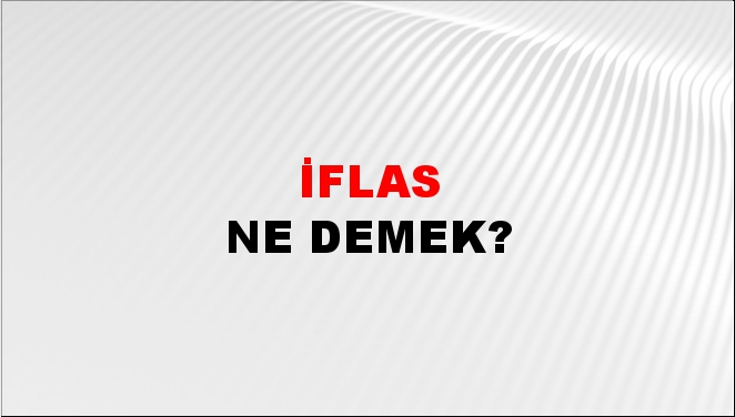 İflas 