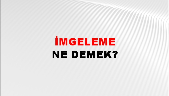 İmgeleme 