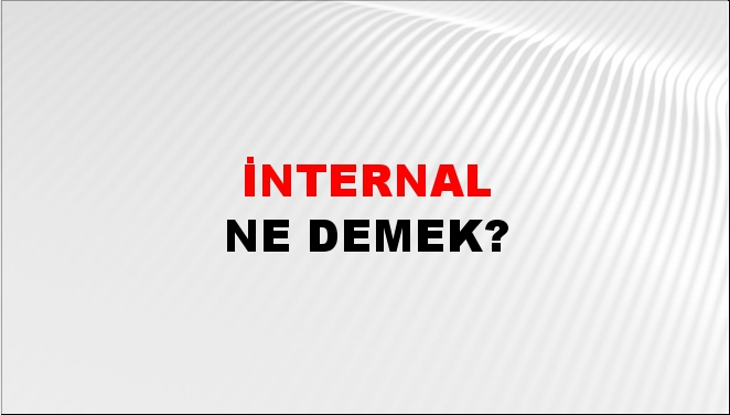 İnternal 