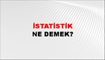 İstatistik 