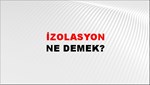 İzolasyon 