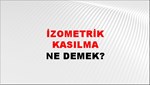 İzometrik Kasılma 