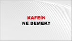 Kafein 