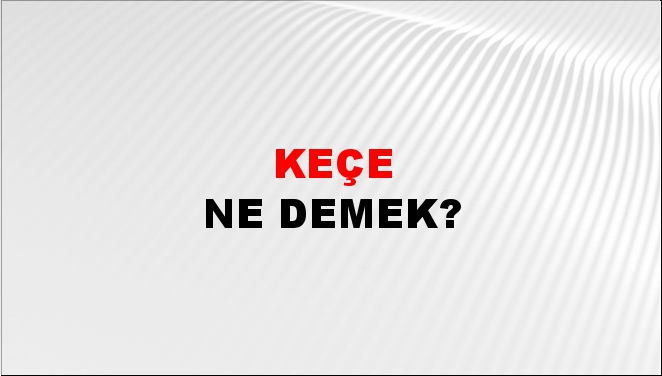 Keçe 