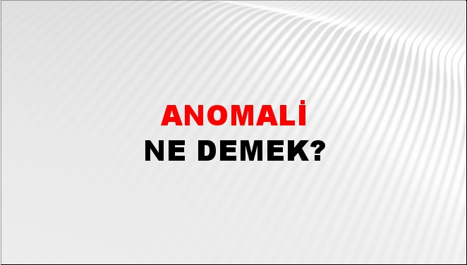 Anomali 