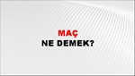 Maç 