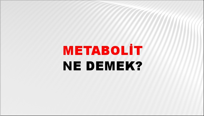 Metabolit 