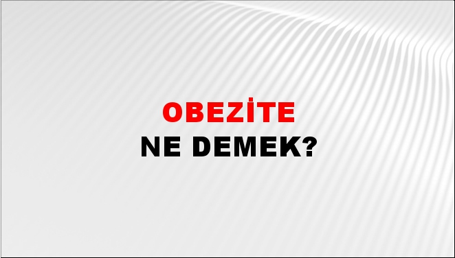 Obezite 