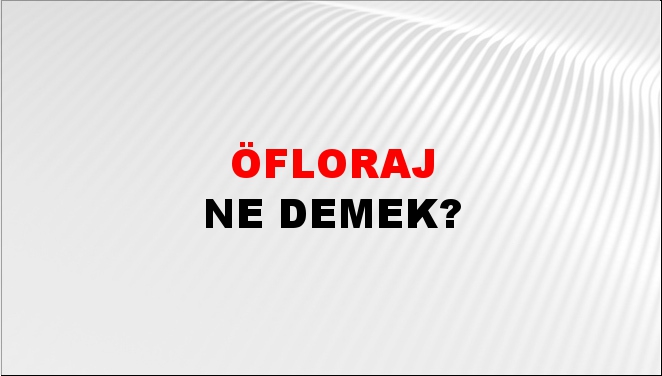 Öfloraj 