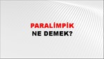 Paralimpik 