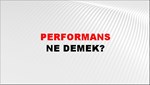 Performans 