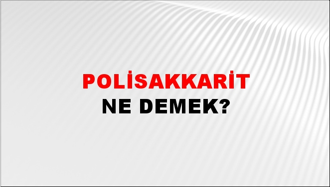 Polisakkarit 