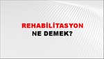 Rehabilitasyon 