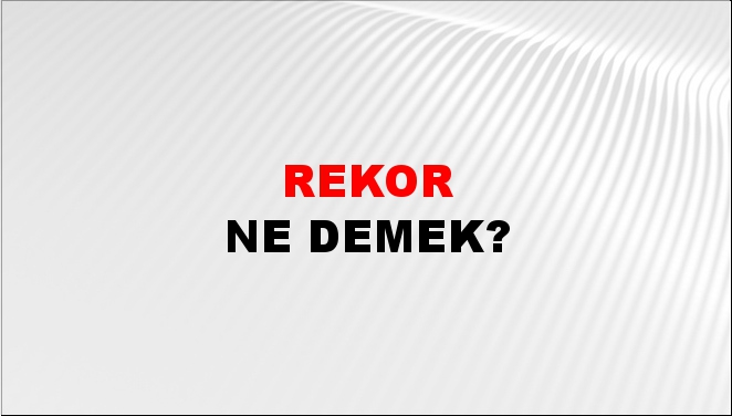 Rekor 