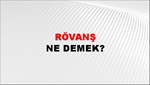 Rövanş 