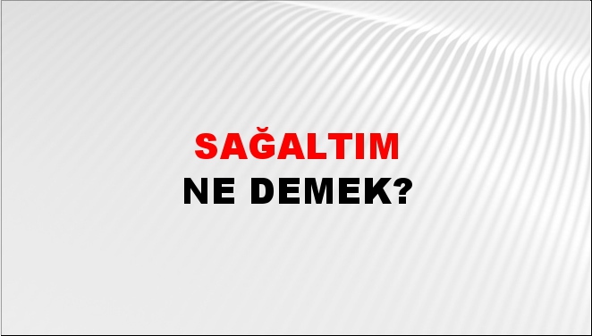 Sağaltım 