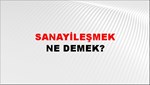 Sanayileşmek 