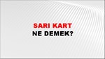 Sarı Kart 