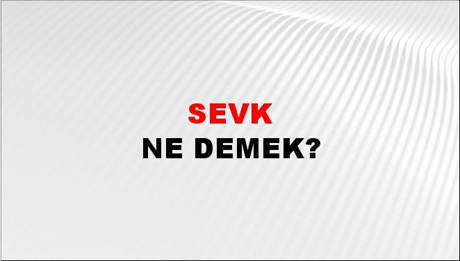 Sevk 