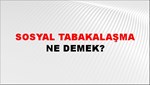 Sosyal Tabakalaşma 