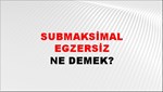 Submaksimal Egzersiz 