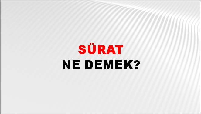 Sürat 