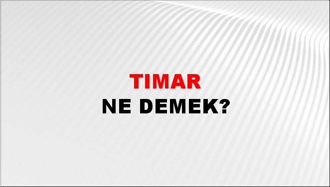 Tımar 