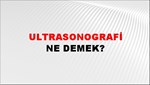 Ultrasonografi 