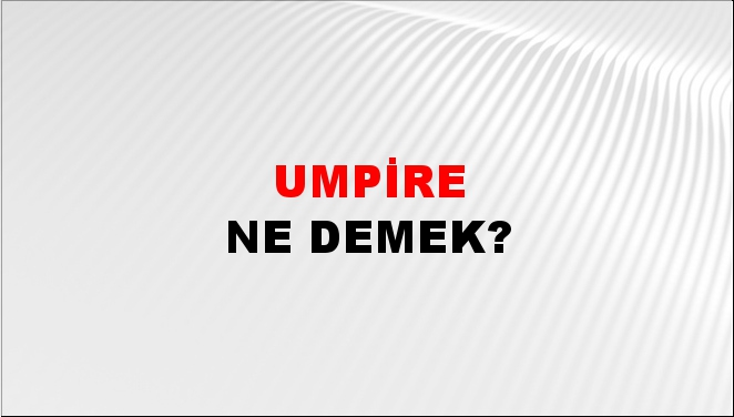 Umpire 